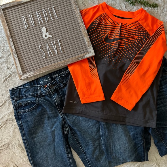 Nike Other - Bundle of Boys Pants and Dry fit shirt - Size 7
